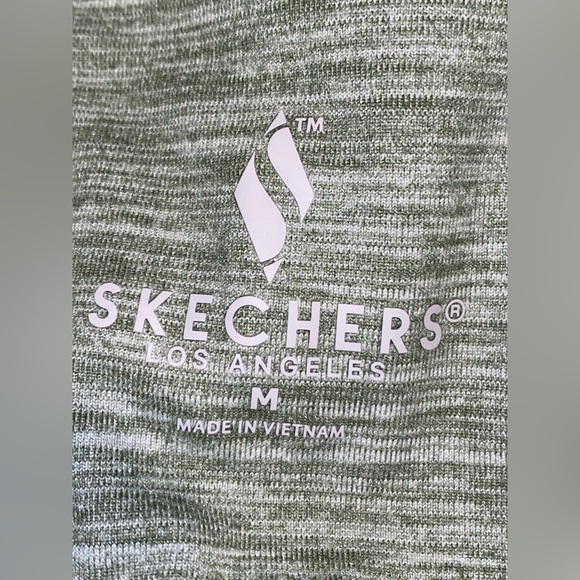 Skechers Go Walk Diamond Brushed High Waist Leggings Workout Women Size M NEW - Picture 3 of 9